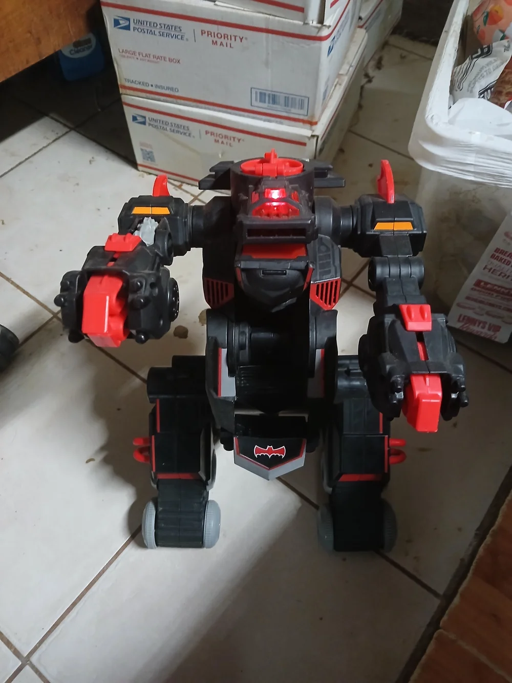 Fisher-Price Imaginext DC Super Friends RC Transforming Batbot works has remote